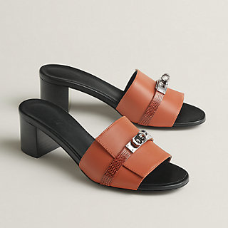 HERMES エルメス ケリーサンダル <ジジ> ベージュxオレンジ 素敵 サンダル 《ジジ》 50 - オレンジ | Hermès - エルメス-公式サイト